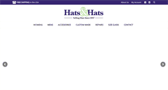 Desktop Screenshot of hatsandhats.net